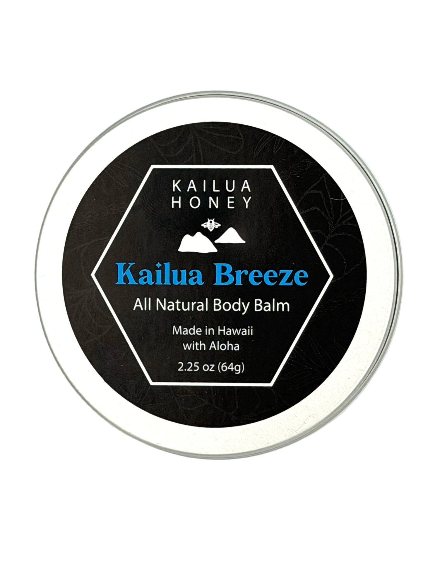 Kailua Honey Kailua Breeze all natural body balm container on a white background